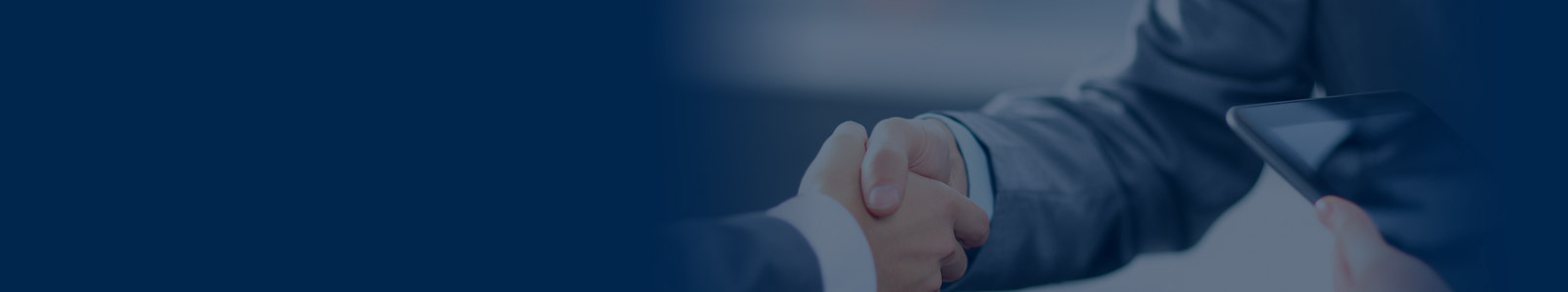business men handshaking