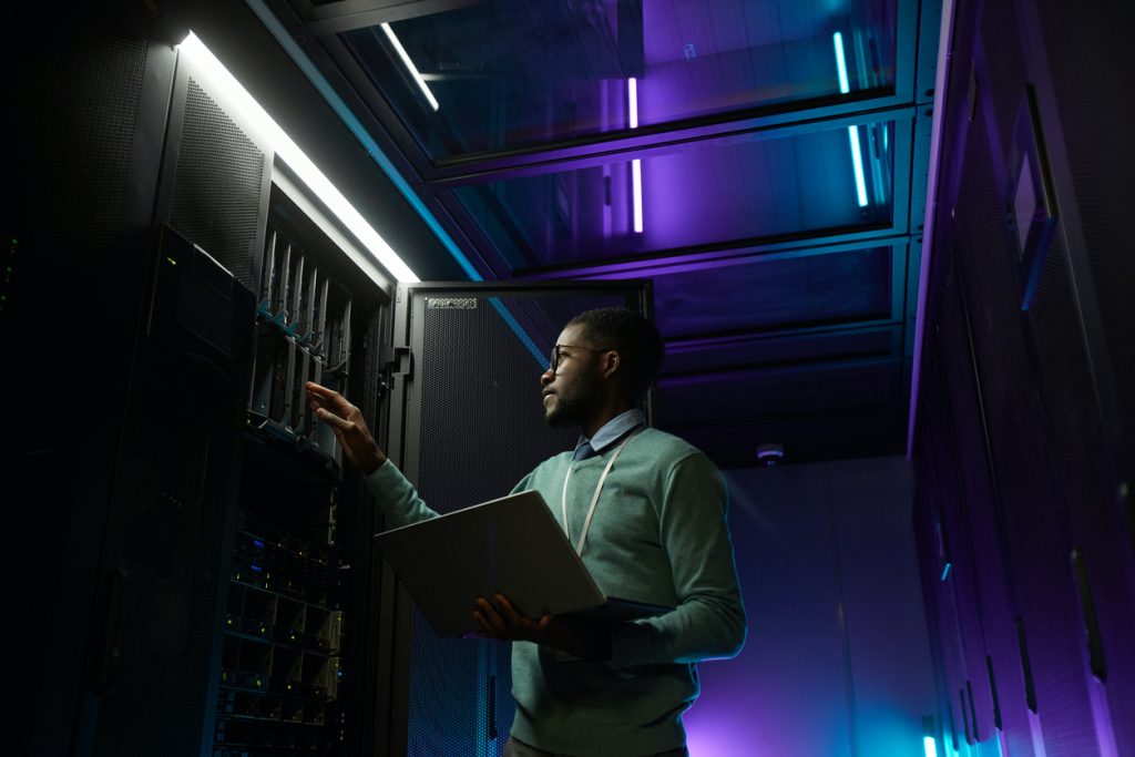 technology factoring in server room